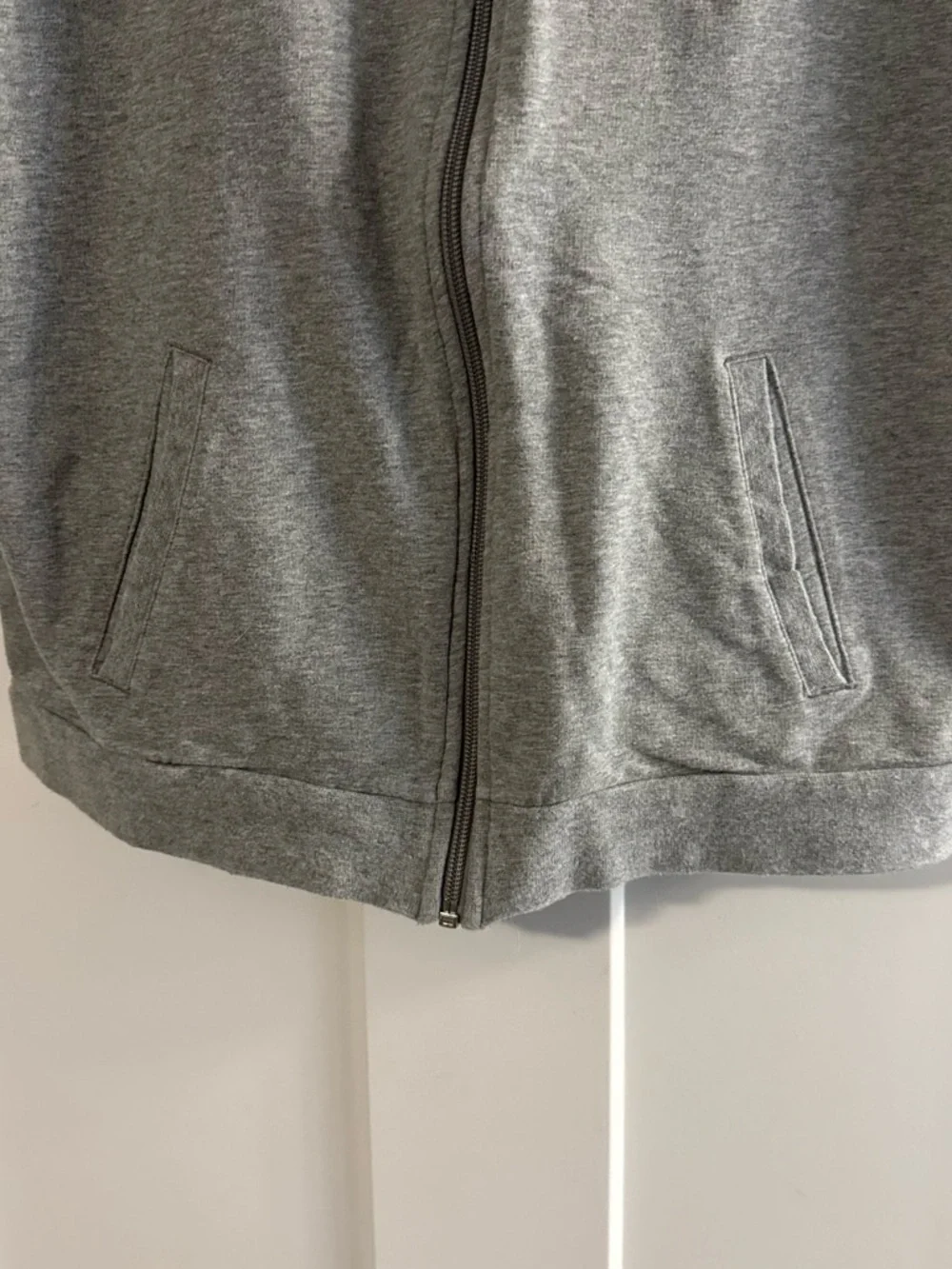 Nike Grey & Teal Short-Sleeve Zip Hoodie with Yellow Logo